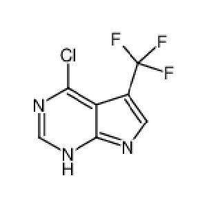 4-Хлоро-5-(трифлуорометил)-7Н-пироло[2,3-d]пиримидин CAS №: 1211520-73-8